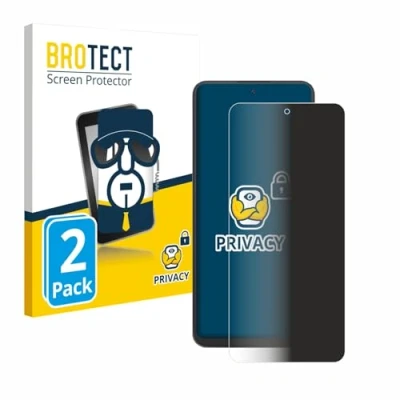 Immagine di brotect (2 Pezzi Pellicola Privacy per Blackview Shark 9 [Anti Spy, Protettiva Chiara, Blue Light Filter]