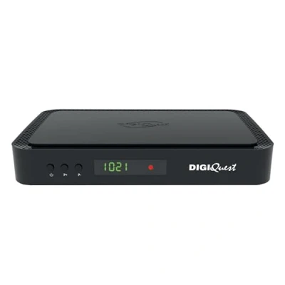 Immagine di DIGIQUEST Decoder tivùsat COMBO 4K Q80 Ricevitore satellitare HEVC Main 10 HbbTV, doppio tuner Funzione di registrazione attivabile Mediaplayer, Telecomando 2 in 1 Smartcard inclusa
