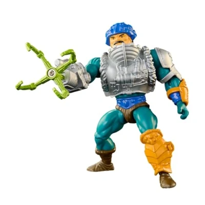 Immagine di Masters of the Universe Origins Toy, Rise Snake Men Man at Arms Claw, Collectible Motu Figure with Accessory and Mini Comic