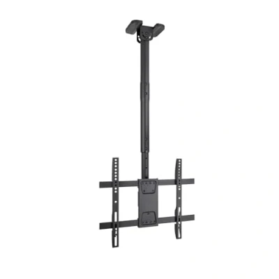 Immagine di TOOQ LPCE1175TSLI B Supporto da soffitto estensibile, inclinabile e girevole per schermi 32&quot; 75&quot;, fino a 60 kg di peso, VESA 400x400, colore: nero