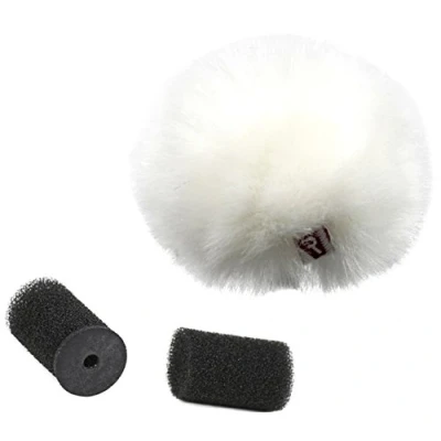 Immagine di Rycote Antivento in Pelo per Microfoni Lavalier, Bianco