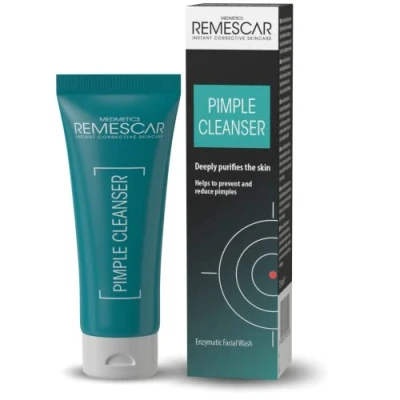 Immagine di Remescar Detergente Viso brufoli 75ml Purifica la Pelle, Aiuta a prevenire e ridurre i punti neri Pulizia Profonda, Doppia Detersione