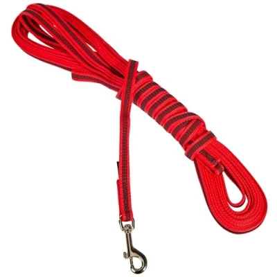 Immagine di Julius K9, Guinzaglio Color &amp; Gray con manico, 14 mm x 10 m, rosso