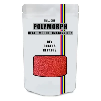 Immagine di Axman Polymorph rosso modellabile a mano 250g Termoplastico Usi illimitati: artigianato, riparazioni fai da te, modellismo, prototipi