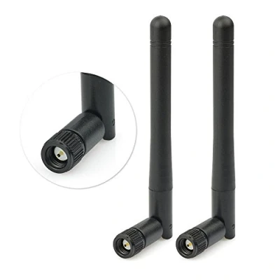 Immagine di Eightwood 2.4G antenna wlan 3dBi Omni con Adattatore SMA 2pcs per Wirelesse WiFi Router Bluetooth