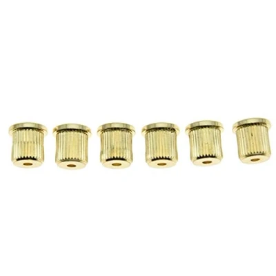 Immagine di KAISH 6 ghiere dorate per corde di chitarra da 5/16&quot; telecaster statunitensi