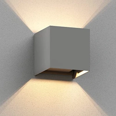 Immagine di ledscom.de applique CUBEL per esterni, IP65, up/downlight, grigio opaco, angolare, 1x G9 max. 10W, da esterno, up e downlight, luce lampada parete, illuminazione