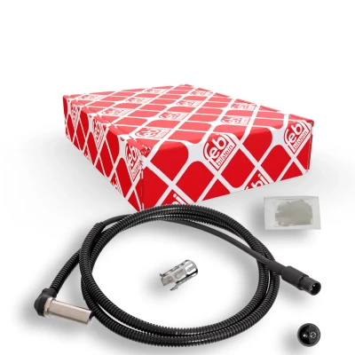 Immagine di FEBI BILSTEIN 104520 Sensore ABS Assale anteriore Sx, Dx con bussola, grasso 1150 1519 1549 SCANIA: P,G,R,T series