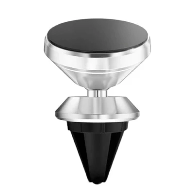 Immagine di OcioDual Supporto Magnetico da Auto Bochette Aria Universale per Cellulare Smartphone Argento