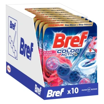 Immagine di BREF WC Color Activ+ Fiori Salvaggi x10