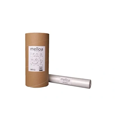 Immagine di MELLOA ricarica KIT 5 cassette ricaricare per contenitori pannolini Compatibile con: Tommee Tippee Sangenic Tec Twist and Click Simple Maxi Sprout Littycat sistemi (Bianco, 50m + Tubo di Carta)