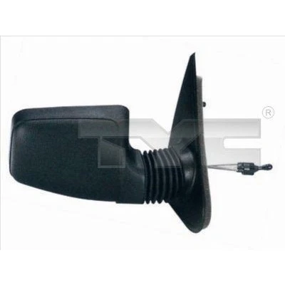 Immagine di Specchietto retrovisore esterno Tyc 326 0051 Dx nero Regolazione:comando cavo flessibile, convesso