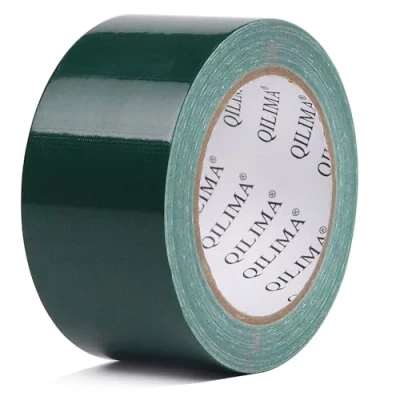 Immagine di QILIMA nastro adesivo in tessuto qualità premium 50 mm x 25.1 m senza residui, forte, colore verde