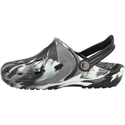 Immagine di Chung Shi Dux Clog, Ciabatte Unisex Adulto, Multicolor (Black Grey White), 38 EU
