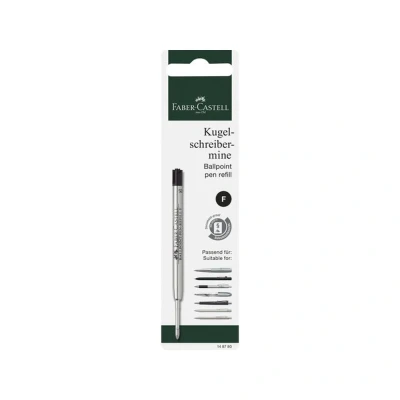 Immagine di Ricarica per penna a sfera Hexo Faber Castell Nero F