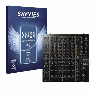 Immagine di savvies (6 Pezzi Pellicola Protettiva per Pioneer DJM V10 Protezione Schermo Trasparente