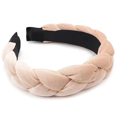Immagine di DRESHOW Cerchietti Intrecciati per Donna Velluto Cerchietto Elastico Criss Cross Accessori Capelli