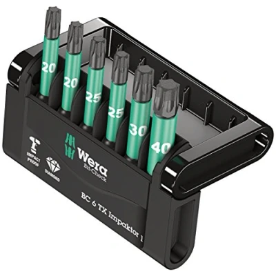 Immagine di Wera Mini Check Impaktor 2 05057693001 Kit inserti 6 parti TORX interno Tecnologia