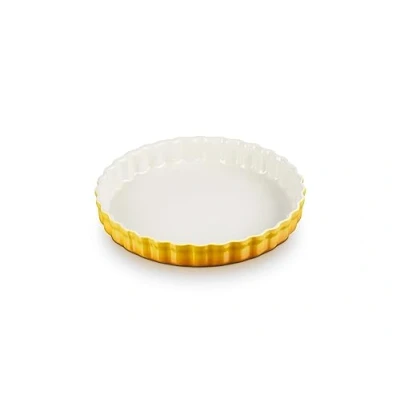 Immagine di Le Creuset Tortiera Tradition rotonda in gres vetrificato, 28 cm, 2.1 L, Nectar, 71120286720001