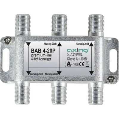 Immagine di Axing BAB 4 20P Derivatore TV via cavo vie 5 1218 MHz