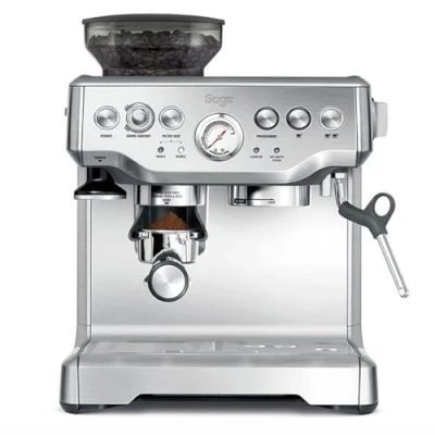 Immagine di Sage The Barista Express Macchina da Caffè in Grani con Montalatte Manuale Acciaio Inox Spazzolato