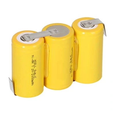 Immagine di Batteria 3 serie Sub C 2000 mAh 3,6 V NiMH con linguetta di saldatura F1 x