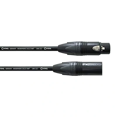 Immagine di XLR Cavo di collegamento Cordial CPM 2,5 FM [1x Presa 1x Spina XLR] 2.50 m Nero
