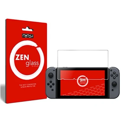 Immagine di nandu I ZenGlass Pellicola Protettiva in Vetro Compatibile con Nintendo Switch Protezione Schermo 9H