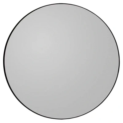 Immagine di Specchio AYTM Circum, grigio/nero, Ø 70 cm, vetro, legno MDF