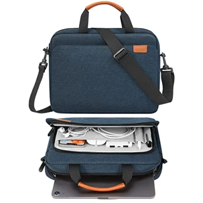 Immagine di MoKo Custodia Borsa per Tablet da 9 11&quot;, Morbida Compatibile con Galaxy Tab S9/S8, iPad 10a/Air 5 10.9&quot; 2022, PRO 11 M2 2022 2018, 9/8/7a Gen 10.2, S8 Indaco