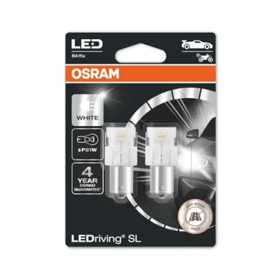 Immagine di OSRAM LEDriving SL, P21W, bianco 6000K, Lampade di Segnalazione a LED, solo fuoristrada, non omologati ECE, doppio blister