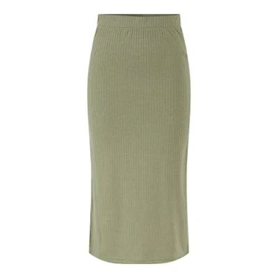 Immagine di PIECES Pckylie MW Midi Gonna Noos, Verde Deep Lichen Green, Small Donna