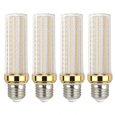 Immagine di Akynite Lampadina LED E27 20W Luce Calda 3000K 2000LM, 88 LEDs, 150W Alogena Equivalente, AC 220V, Lampadine Mais Stretta per Studio Cucina, non dimmerabile, set di 4