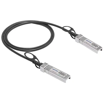 Immagine di QSFPTEK 10G SFP+ DAC Cavo 1 Misuratore (1 Meter), Passivo Attacco Diretto Rame Twinax per Cisco SFP H10GB CU1M, Ubiquiti, D link, Mikrotik, Dispositivi Open Switch