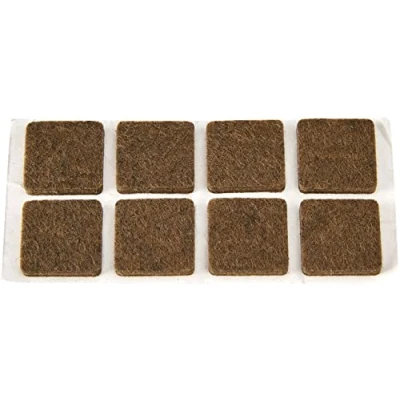 Immagine di Fackelmann Set di 8 feltrini Quadrati 2 x cm, Feltro, Multicolore, NC