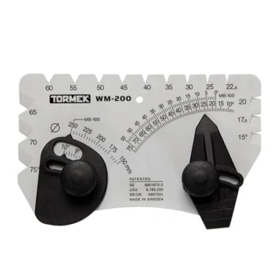 Immagine di Angle Setter for Sharpening System Tormek wm 200 Master. Set l&#039; angolo perfetto per affilare lame. Works on Systems.
