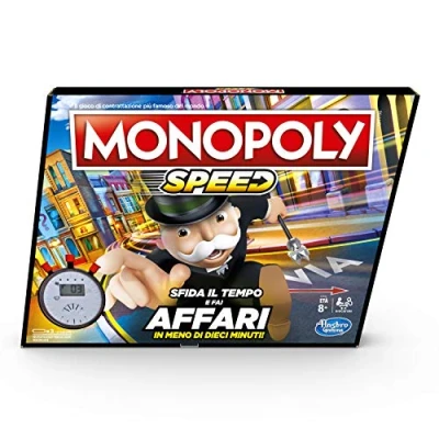 Immagine di Monopoly hasbro speed (gioco in scatola, gaming)