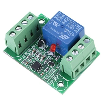 Immagine di DC 12V Timer Relè Modulo, Elettronico di Controllo Commutazione 1 Canale Bistabile Grilletto Circuito Bistabile, Basso Livello interruttore