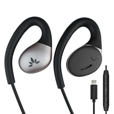Immagine di Avantree Resolve L Cuffie cablate aperte con microfono(per Orecchie Medio Piccole), certificazione MFi, controlli in linea e ganci over ear