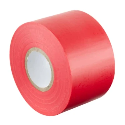 Immagine di Gocableties Nastro isolante rosso 50 mm x 33 m Robusto ed autoadesivo Per proteggere, unire e riparare cavi 1 rotolo