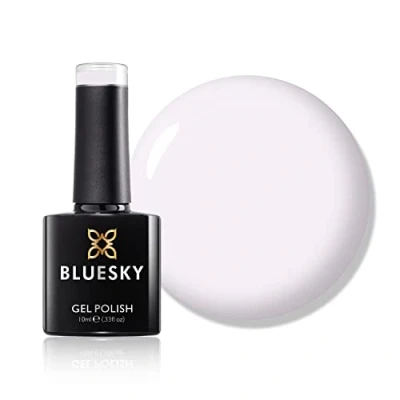 Immagine di Bluesky Smalto Per Unghie Gel, Soft Pink Cotton, A92, Bianca, Rosa, Pastello, Pallido (Per Lampade Uv E Led) 10 Ml