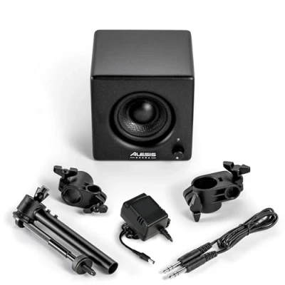 Immagine di Alesis Nitro Amp Monitor Compatto da 70 W con cono 3&quot; per la Batteria Elettronica, ideale lo Studio e le Lezioni, montabile a Rack coi Morsetti inclusi