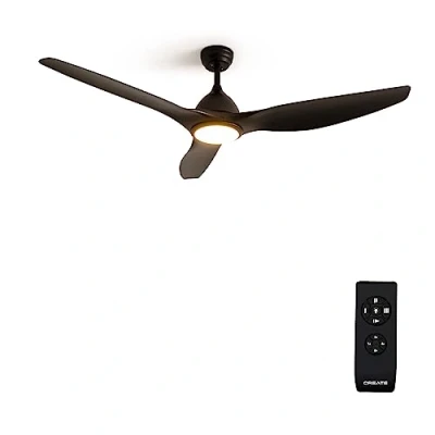 Immagine di CREATE / UPWIND SAIL/Ventilatore da soffitto XL bianco/Motore AC, telecomando, silenzioso, timer
