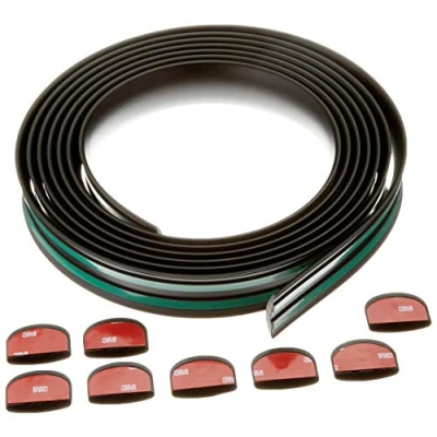 Immagine di 4R Quattroerre.it 12254 Modanature Bumper Paracolpi per Auto con Terminali, 42 mm x 5 mt