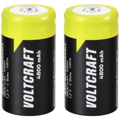 Immagine di VOLTCRAFT Endurance Batteria ricaricabile 1/2 Torcia (C) NiMH 4800 mAh 1.2 V 2 pz.
