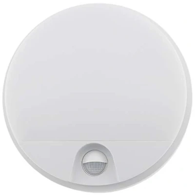 Immagine di Chilitec lampada LED per esterni con sensore di movimento, portata 15 W, 1570 lumen, del sensore: 9 m, 140, IP54, da parete casa, giardino, rotonda, Ø 21x5 cm, luce bianca neutra