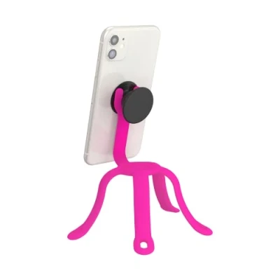 Immagine di PopSocket PopGrip PopMount 2 Flex, Supporto e Treppiede de Silicone Flessibile senza Adesivo, Compatibile con Smartphone Tablet, Rosa