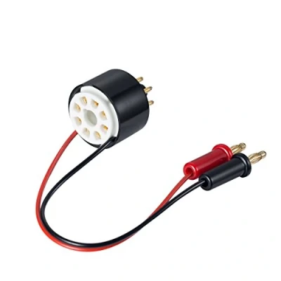 Immagine di Tester sonda di corrente polarizzata 8 Pin presa per EL34, KT88, 6L6, 6V6, 5881, 6550, KT66, KT100, KT120, 7027 (CT1 P, piastra)