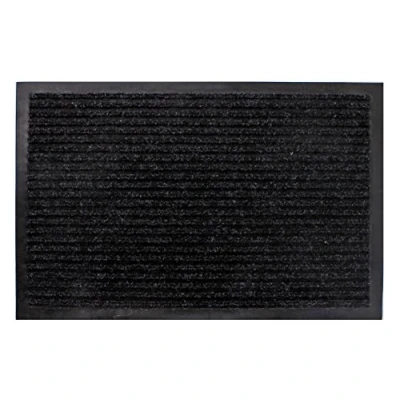 Immagine di Zerbino, tappetino per esterni, di colore nero, Nero , 80 x 180 cm