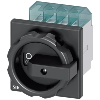 Immagine di Interruttore sezionatore Nero 4 poli 6 mm² 16 A 690 V/AC Siemens 3LD20031TL51